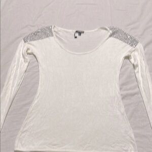 EXPRESS EMBELLISHED Rhinestone Shoulder Women’s Sweater Sz Medium NWOT